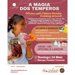 OFICINA A MAGIA DOS TEMPEROS,  MARRUGE  24/05,  12:00  - 18:00